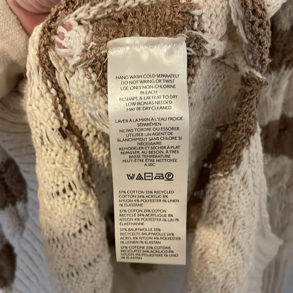 Pilcro Longline Stitch Cozy Sweater XL - Picture 7 of 7